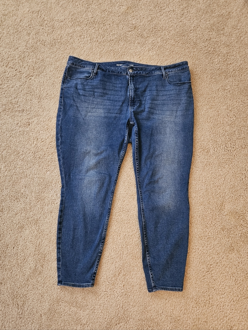 Old Navy High Rise Wow Super Skinny Dark Blue Women's Jeans Size 22